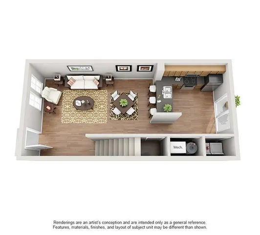 Bentley Townhome II Floor Plan Image