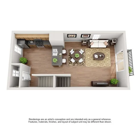 Stansbury Townhome I Floor Plan Image
