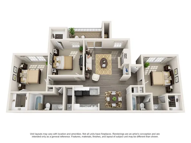 Oaks 3 Floor Plan Image