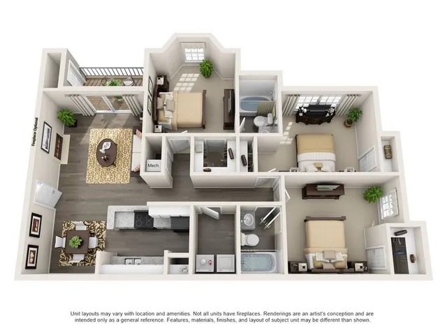 Brookfield 3 Floor Plan Image