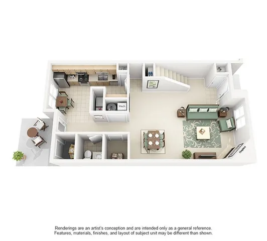 Tulane Floor Plan - 1st Floor
