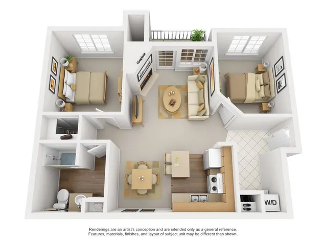 Telluride Floor Plan Image - 3D