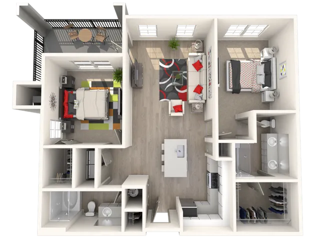 B2 Floor Plan Image