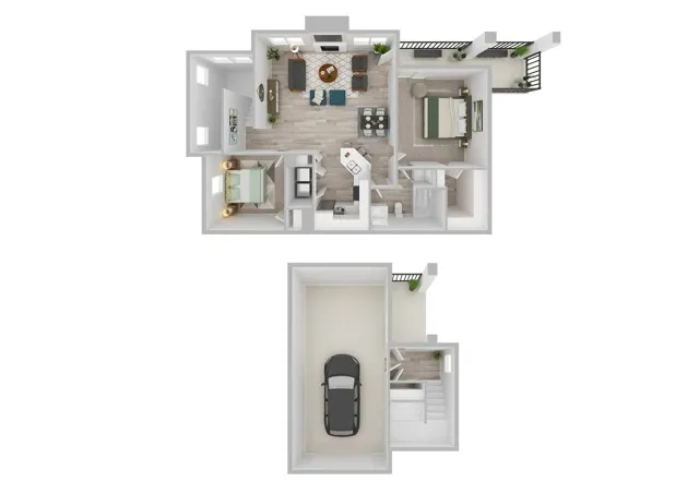Burgundy Floor Plan Image