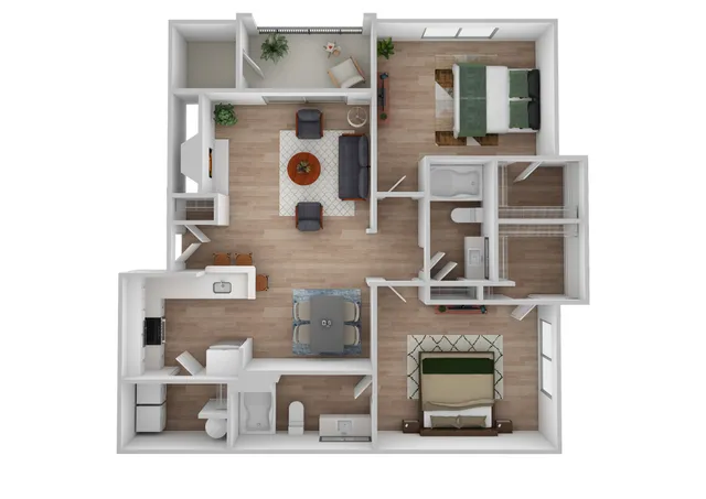 Chateau 1 Floor Plan Image
