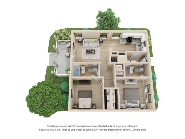 Oak Floor Plan