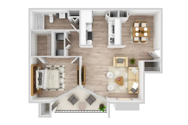 Burgundy Floor Plan Image
