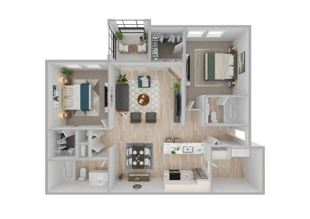 The Martinique Floor Plan