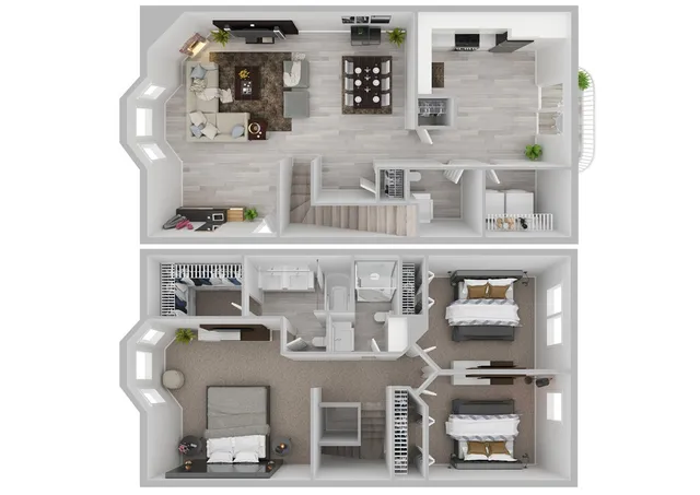 Townhome II Floor Plan Image