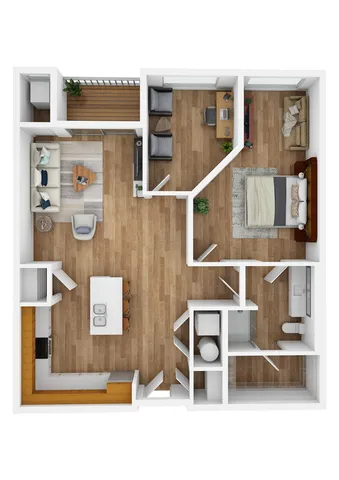 1 Bedroom | 1 Bath | 993 SF