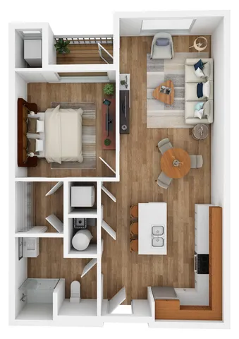 1 Bedroom | 1 Bath | 715 SF