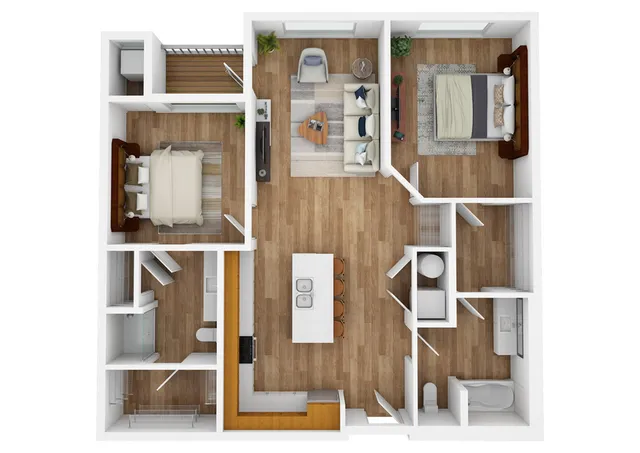 2 Bedroom | 2 Bath | 1132 SF