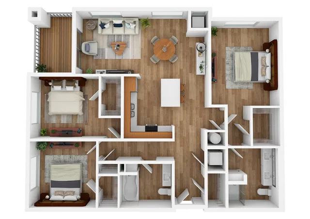 3 Bedroom | 2 Bath | 1436 SF