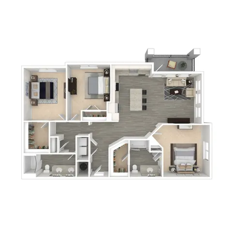 3 Bedroom | 2 Bath | 1394 SF