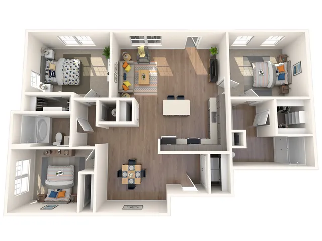 The Town 2 Floor Plan Image