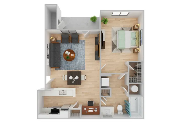 Paddock 3D Floor Plan Image