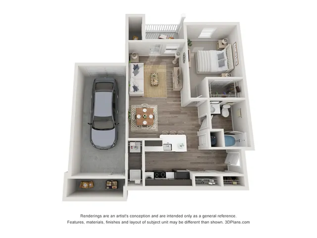 The Hybrid 3D Floor Plan Image