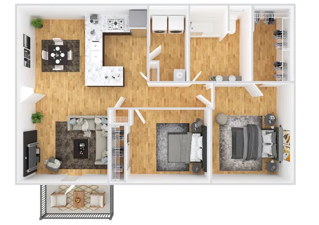Mitchell Renovated Floor Plan Image
