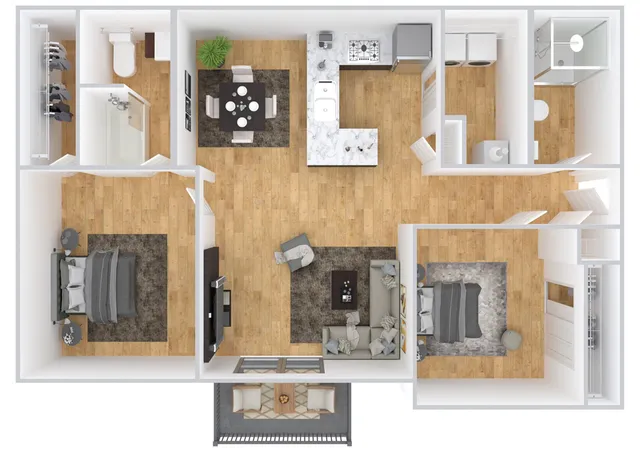 Hockney Renovated Floor Plan Image