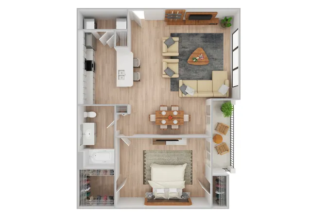Almeria Renovated Floor Plan Image