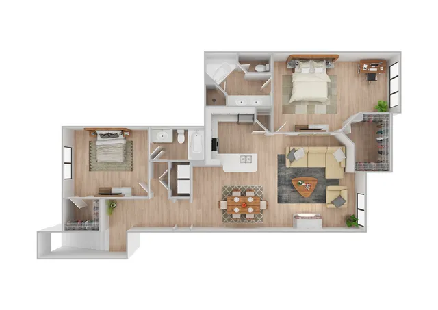 Valencia Renovated Floor Plan Image