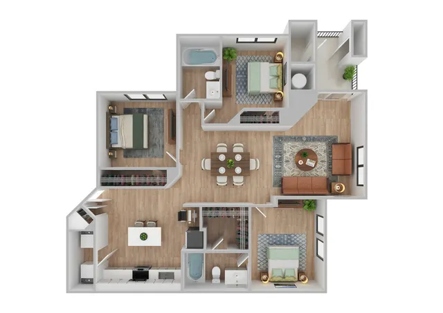 Aspen Renovated Floor Plan Image