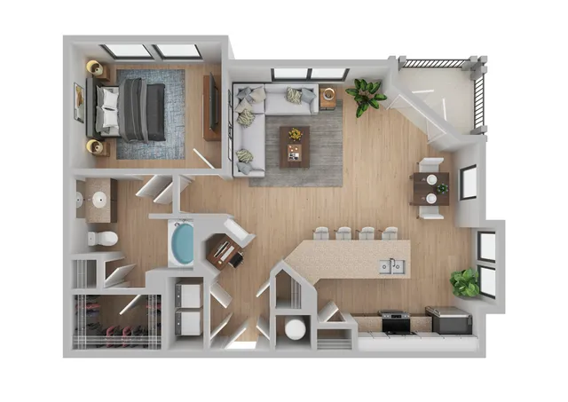Quartz Renovated Floor Plan Image