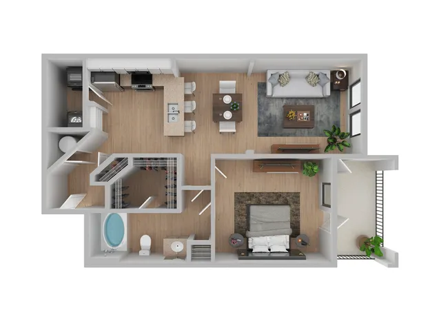 Hawthorn Renovated Floor Plan Image