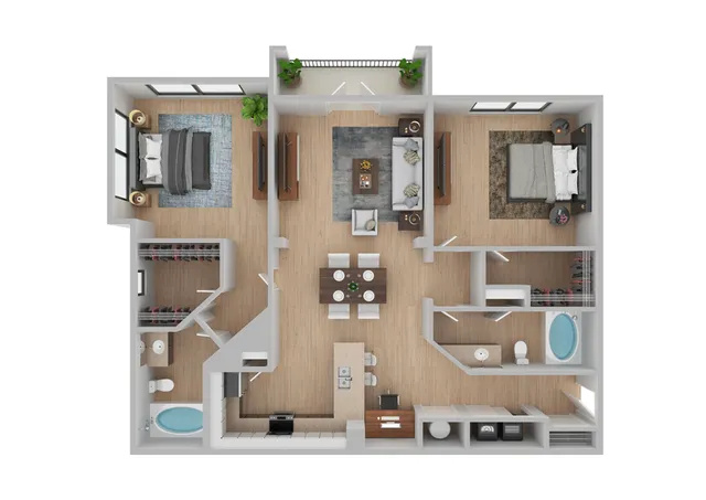Maple Renovated Floor Plan Image