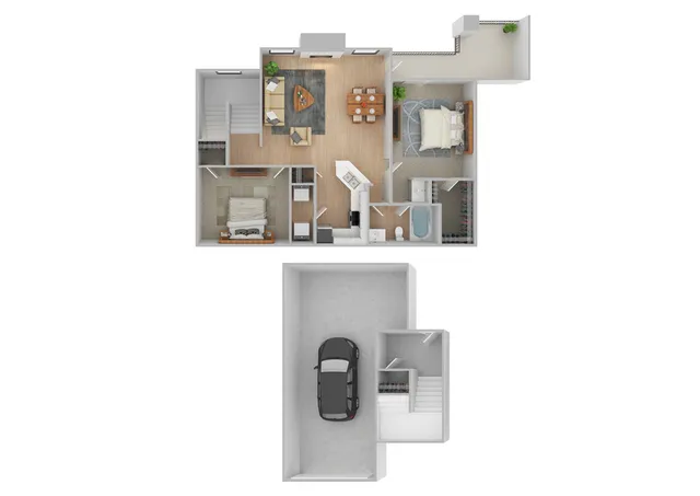 Portofino Renovated Floor Plan Image
