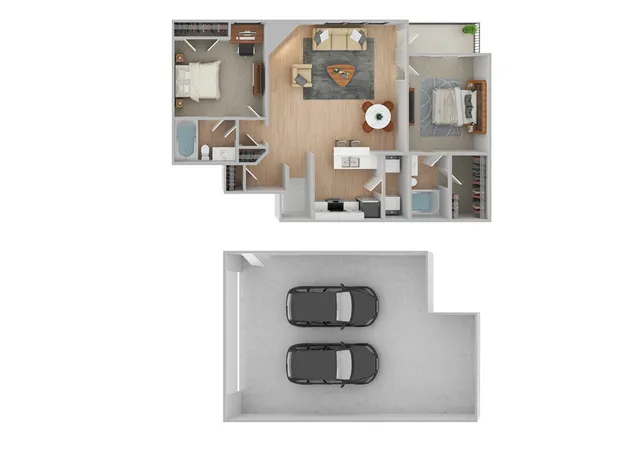 Riviera Renovated Floor Plan Image