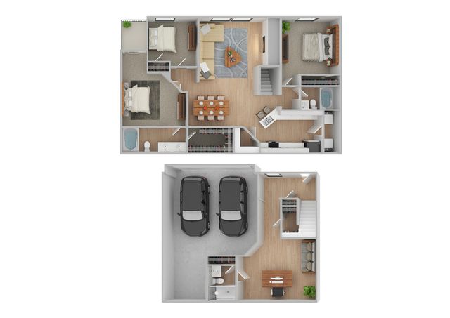 Monte Carlo Renovated Floor Plan Image