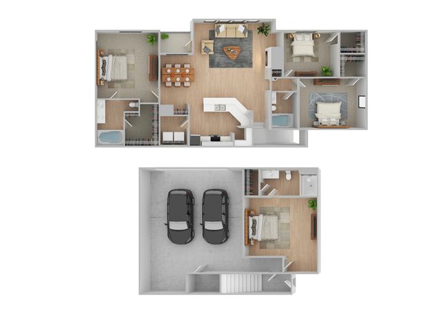 Genoa Renovated Floor Plan Image
