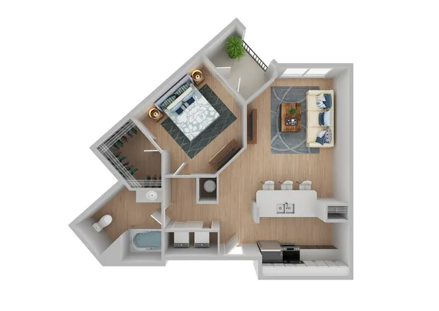 Smythe Renovated Floor Plan Image