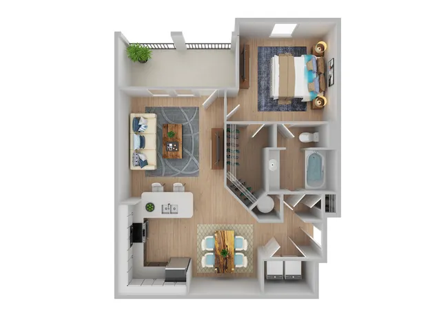 Pierce Renovated Floor Plan Image