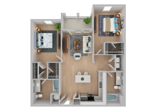 Bereford Renovated Floor Plan Image