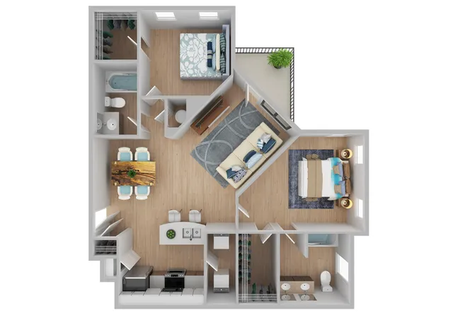Cooper Renovated Floor Plan Image