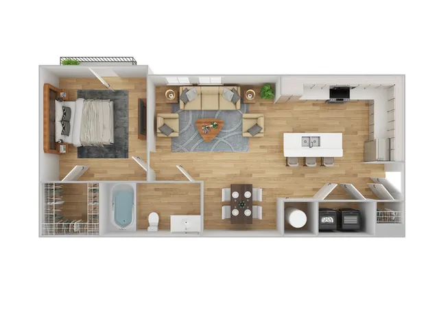 A1 Renovated Floor Plan Image