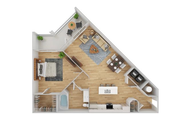A2 Renovated Floor Plan Image