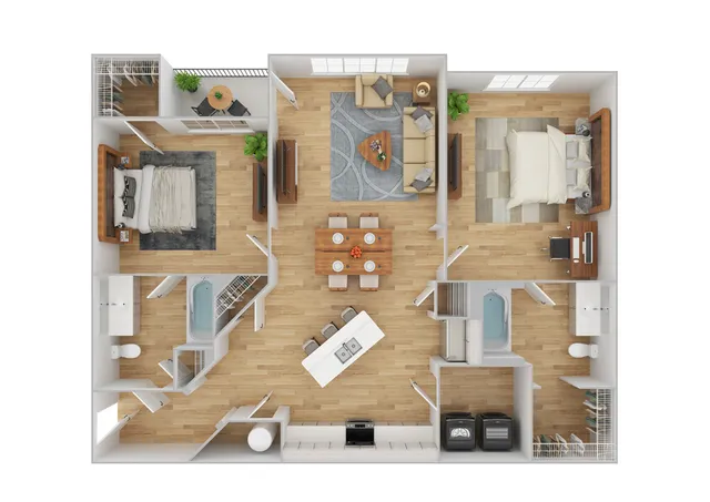 B1 Renovated Floor Plan Image