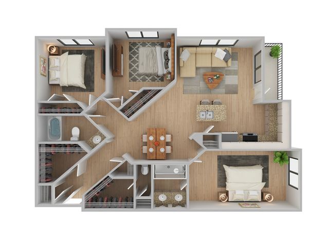 Vista Renovated Floor Plan Image