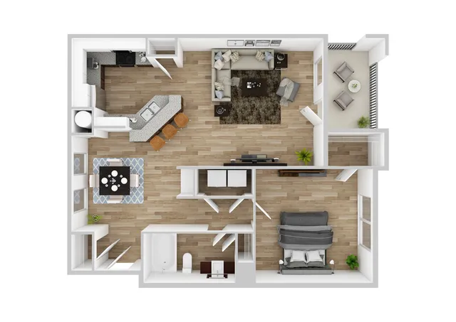 Cove Renovated Floor Plan Image