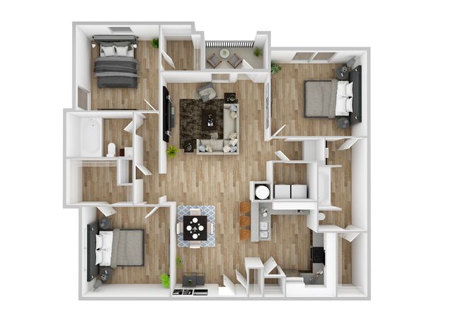 Broad Renovated Floor Plan Image