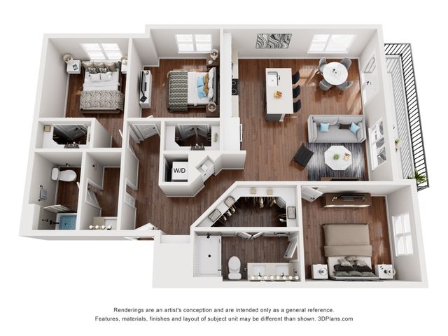 3 Bedroom | 2 Bath | 1333 SF