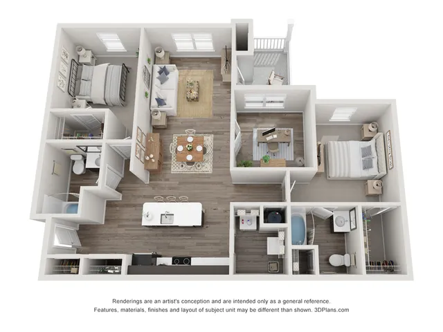 The Empress 3D Floor Plan Image