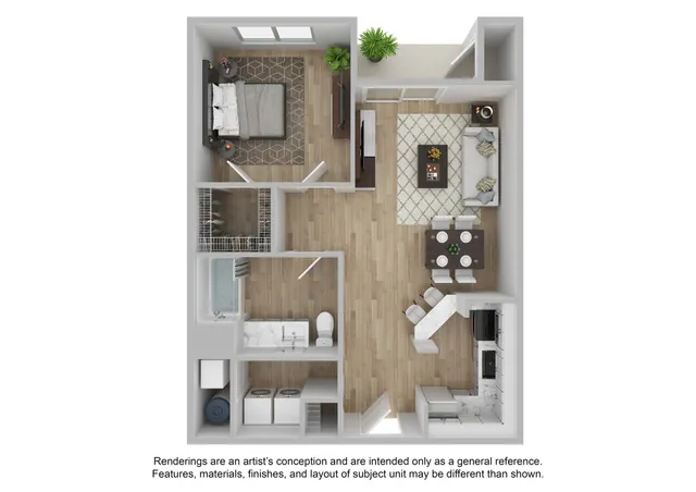 1 Bedroom | 1 Bath | 708 SF