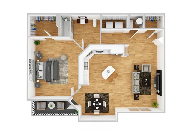 Klein Renovated Floor Plan Image