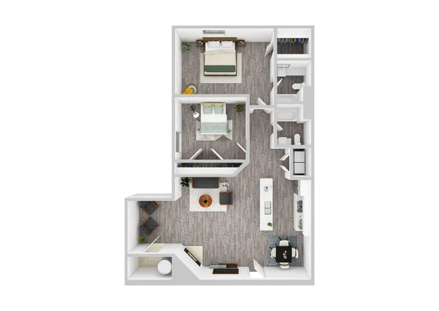 Beaumont w/Sunroom Floor Plan Image