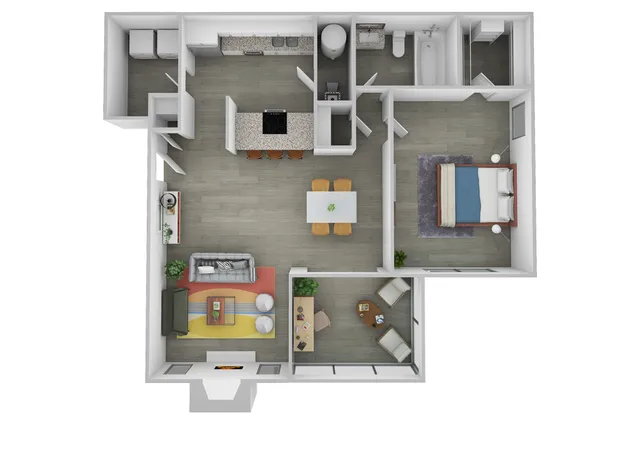 Rio II 3D Floorplan Image