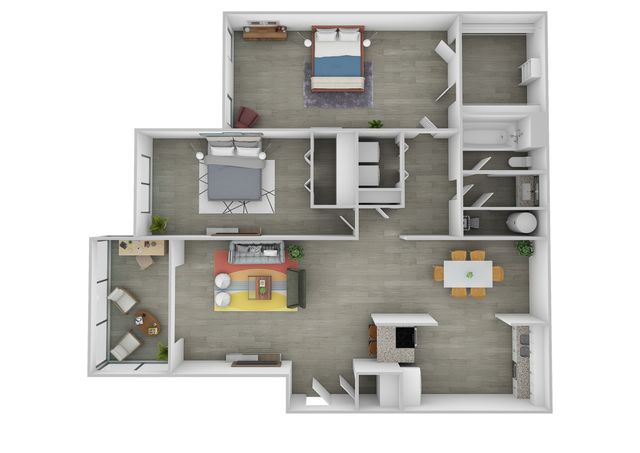 Mojave II 3D Floorplan Image
